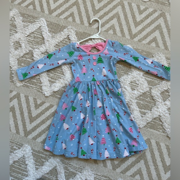 Eleanor Rose Candy Trees Knit Joy Dress Size 5-6 - Picture 1 of 2